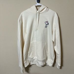 White Peanuts Licensed Snoopy hoodie